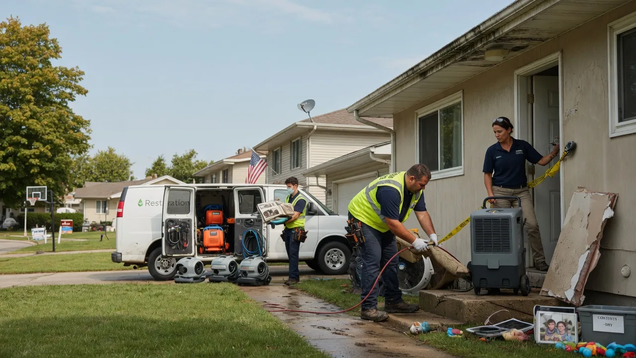 Water Damage Restoration in Spalding, MI near me